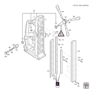 FEIN Schraube | Ersatzteile f�r KBU 110-4 M (A) (50-60Hz, 220-230V) | 43072001009
