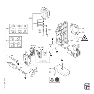 FEIN Austreibkeil | Ersatzteile f�r KBM 50 U (B) (50-60Hz, 220-230V) | 63305003003