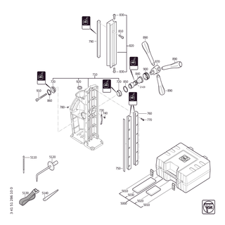 FEIN Rillenkugellager | Ersatzteile f�r KBM 50 U (B) (50-60Hz, 220-230V) | 41701010010