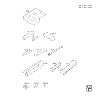 FEIN Maulschl�ssel SW46 | Ersatzteile f�r RSG Ex 18a (50Hz, 400V) | 62901016002