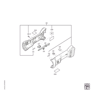 FEIN Dichtring | Ersatzteile f�r CCG 18-115-10 AS (18V) | 40612000003