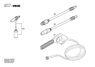 BOSCH O-Ring 63,17x2,62 MM | Ersatzteile für AQUATAK 110 | F016F02899