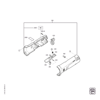 FEIN Rillenkugellager | Ersatzteile f�r CG 15-150 BLP (50-60Hz, 220-230V) | 41701000030