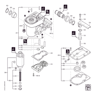 FEIN Stift | Ersatzteile f�r KBC 36 (50-60Hz, 220-230V) | 40242020004