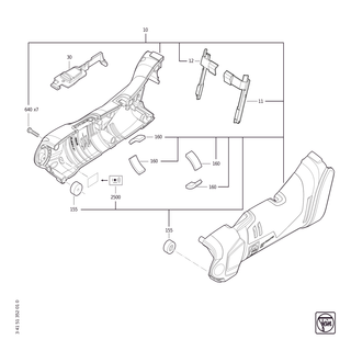 FEIN Koffer L-BOXX 136 | Ersatzteile f�r AMM 500 Plus AS (18V) | 33901680000