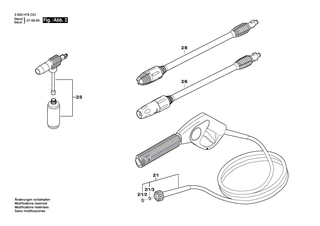 BOSCH Mutter 3/4 FLANG.NYL | Ersatzteile für AQUATAK 110 | F016F03087