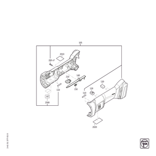 FEIN RFID Transponder VE1 | Ersatzteile f�r AKFH 18-5 AS (18V) | 32217517000