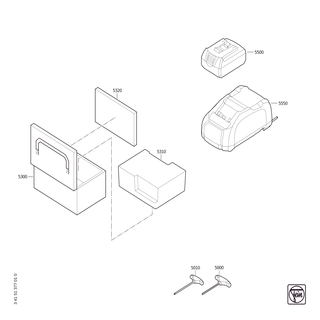 FEIN RFID Transponder VE1 | Ersatzteile f�r AKFH 18-5 AS (18V) | 32217517000