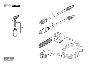 BOSCH Schraube | Ersatzteile für AQUATAK 1200 PLUS | F016F03334