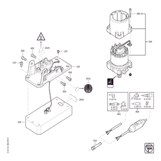 FEIN Deckel | Ersatzteile f�r KBC 36 (50-60Hz, 220-230V) | 32424062000
