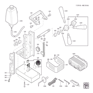 FEIN Schraube | Ersatzteile f�r KBE 30 (A) (50-60Hz, 220-230V) | 43098705060