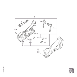 FEIN H�lse | Ersatzteile f�r AMM 700 Max AS (18V) | 64114035000