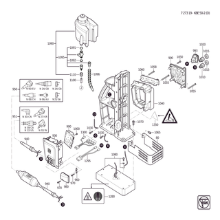 FEIN Hinweisschild | Ersatzteile f�r KBE50-2 (D) (50-60Hz, 220-230V) | 32217507060