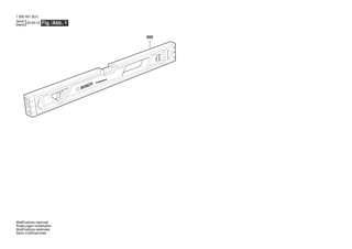 BOSCH Level 60 cm - 1600A016LJ
