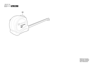 BOSCH 8m Autolock Tape M - 1600A01VA4