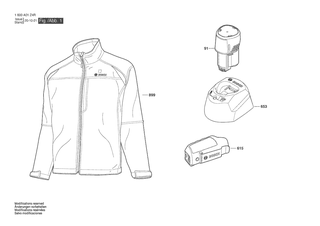 BOSCH GHJ12V-203XL - 1600A01Z4W