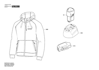 BOSCH GHH 12+18V XA 2XL - 1600A01Z5T