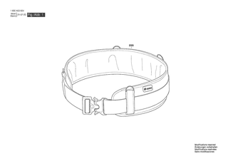 BOSCH Belt 93 - 1600A0265V