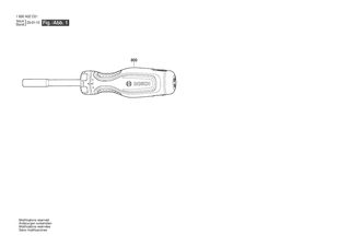 BOSCH Ratchet Screwdriver - 1600A02C01