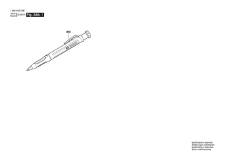 BOSCH Deep Hole Marker Pencil - 1600A02E9B