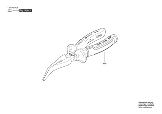 BOSCH VDE bent 40� 200mm - 1600A02R2B