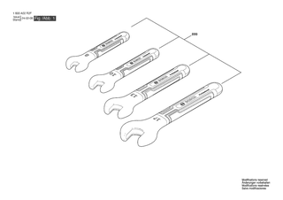 BOSCH VDE Spanner 10mm - 1600A02R2G