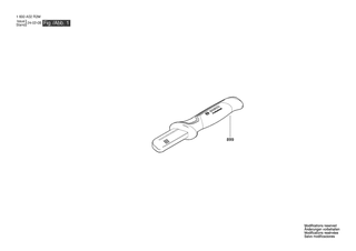BOSCH VDE Dismantling Knife - 1600A02R2M