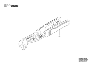 BOSCH Water pump plier 250mm - 1600A02W3P