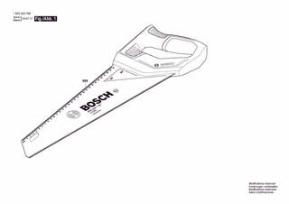 BOSCH Universal Handsaw 400mm - 1600A02X66