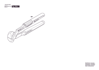 BOSCH Carpenters pincers 200mm - 1600A02X6C