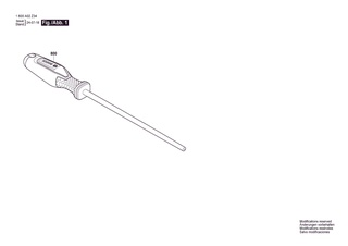 BOSCH Round steel file (200mm) 8 - 1600A02Z34
