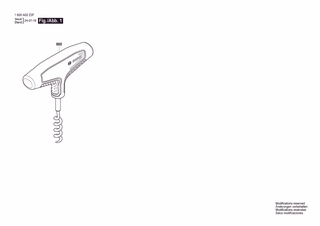 BOSCH Corkscrew - 1600A02Z3F