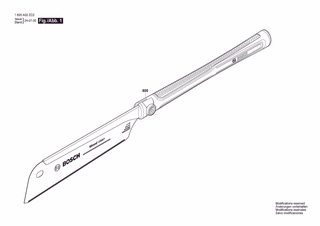 BOSCH Dozuki Saw 270mm - 1600A02ZC2