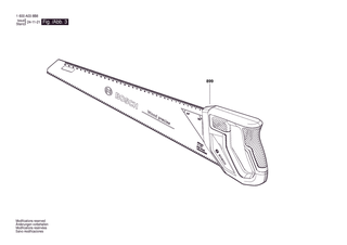 BOSCH Handsaw 450mm - 1600A038B8