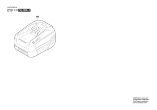 BOSCH Akku-Paket - 1607A3501Y