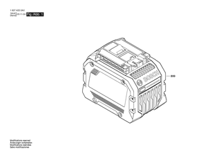 BOSCH Akku-Paket - 1607A350AX