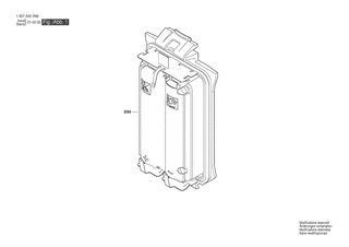 BOSCH BA 3.7V 1.0Ah A - 1607A350N8