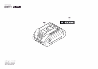 BOSCH Akku-Paket - 1607A3511L