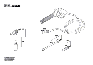 BOSCH Anschlussverschraubung | Ersatzteile für AQUATAK 100 | F016F03359
