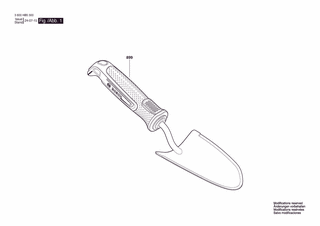 BOSCH Trowel L - 3600HB5301