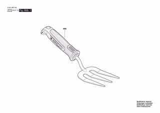BOSCH -Hand Fork S - 3600HB5400