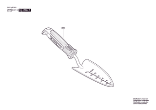 BOSCH Planting Trowel S - 3600HB5800