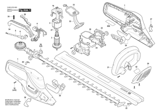 BOSCH AdvancedHedgeCut 65 - 3600HC0832