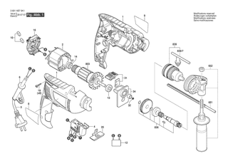 BOSCH GSB 570 - 3601AB70K1