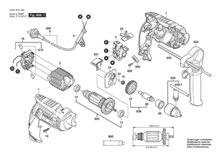 BOSCH GSB 1000 RE - 3601B161B2