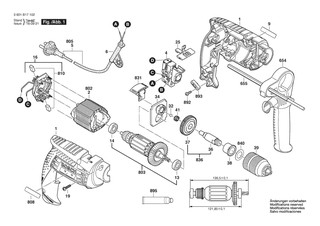 BOSCH GSB 13 - 3601B17108