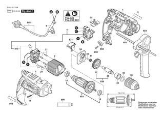 BOSCH GSB 13 RE - 3601B1710B