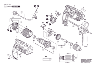 BOSCH GSB 13 RE - 3601B1710D