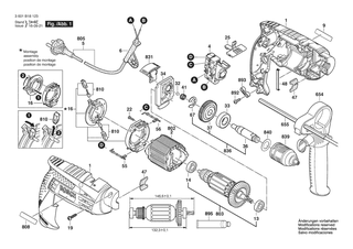 BOSCH GSB 1600 - 3601B181R0