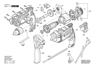 BOSCH GSB 16 RE - 3601BB90H0